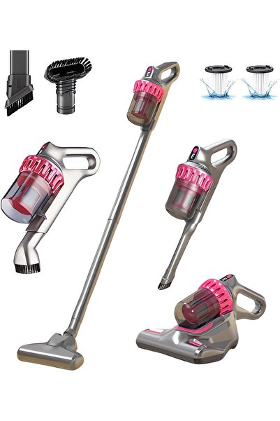 NO BRAND Aspirator Multifunctional Fara Fir 4 in 1 - Indepartare Acarieni, Cu...