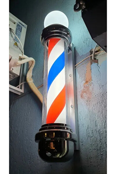 NO BRAND BARBER American Pole reclama luminoasa Frizerie 85 x 25 cm