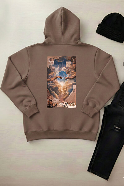 OXVİN Adam's A Fool - Hanorac unisex cu glugă și buzunar cangur, cu 3 fire (c...