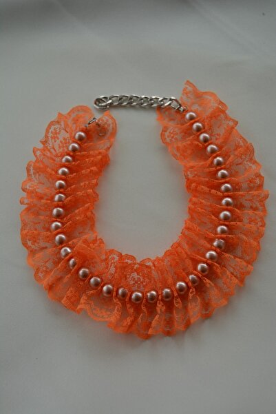 Stoneage قلادة للكلاب مزينة باللؤلؤ - طوق - سلسلة