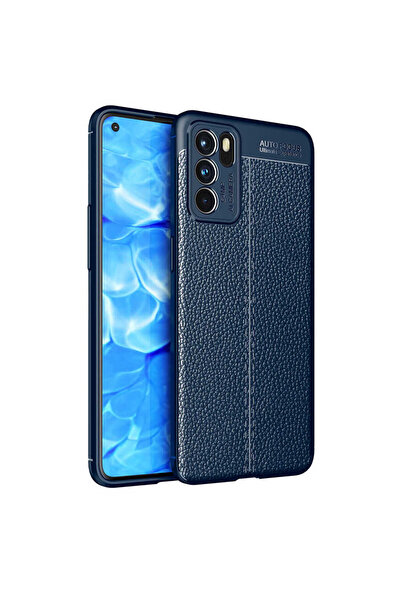 Giz Story غطاء سيليكون GZST Niss لهاتف Reno 6 4G - أزرق داكن