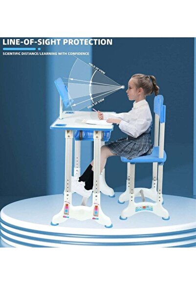 ALSAEED طاولة دراسة حديثة متعددة الوظائف وقابلة للطي ومريحة