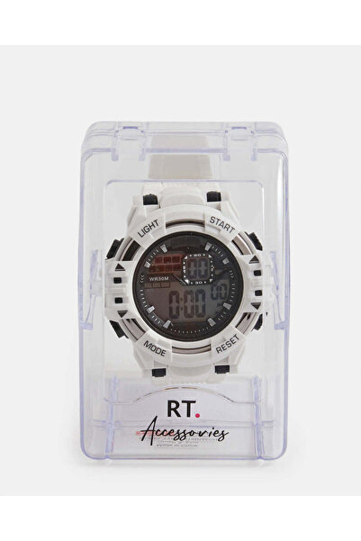 REDTAG Boys White Multi Functional Digital Watch