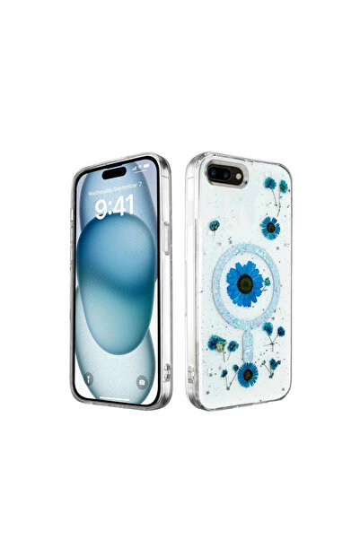 eco port غطاء حماية لهاتف آيفون 7 بلس من ديزى سيلور ماجسيف - أزرق