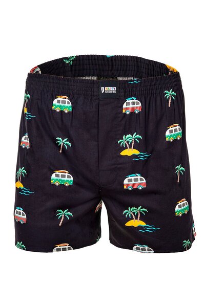 Happy Shorts Herren Web-Boxershorts – Amerikanische Boxershorts