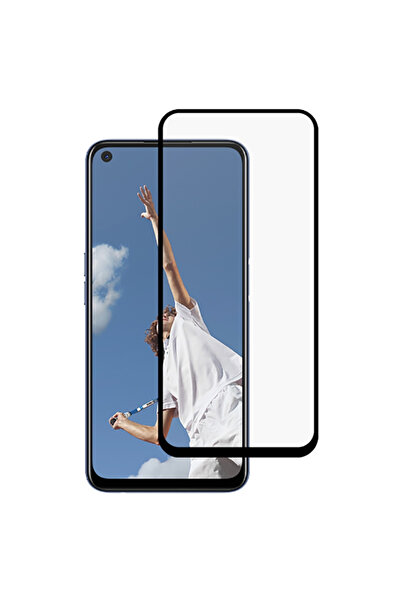 Giz Story واقي شاشة زجاجي مقاوم للكسر من A52 Zore - أسود