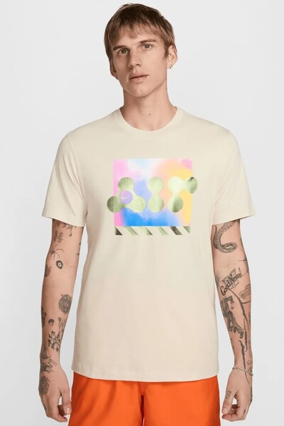 Nike Sportswear Cosmic Mens Tee Graphic Printed Men's T-Shirt Beige