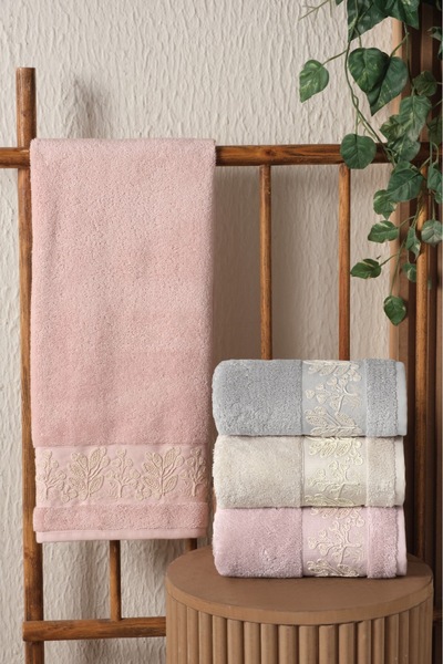 Fiesta Tekstil 50X90 Natural Corded 4-Piece Towel