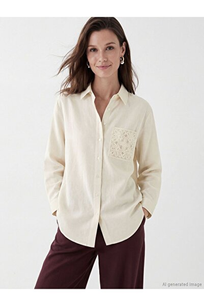 LC Waikiki Linen Blended Women's Shirt Tunic