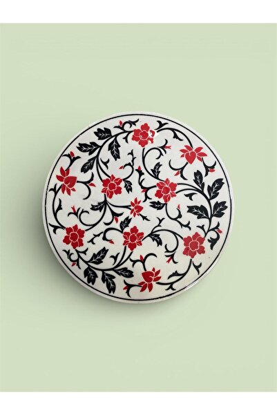 Eren Çini Seramiği Handmade Tile Patterned Ceramic Trivet - Heat Resistant, 1...