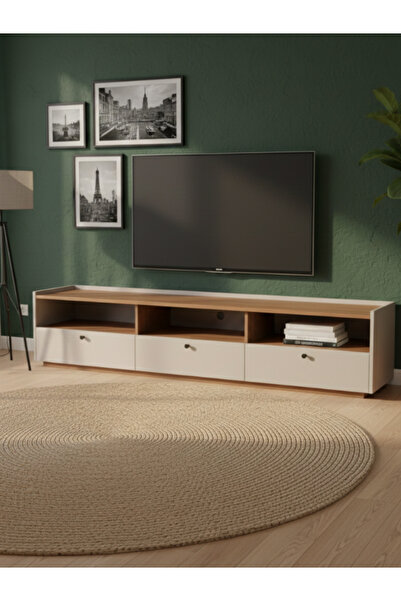 BEC13 Modern wooden TV stand, 180 cm