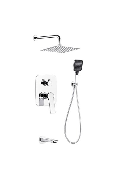 Danube Home مصباح سقف زجاجي LED من ماها، 500 × 500 مم، أبيض، تصميم عصري، ضمان...