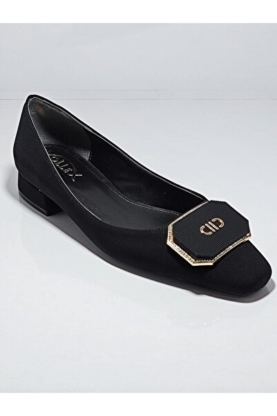 Cem Pekşen Vollex 38-2101 Ženske dnevne crne Baletanke