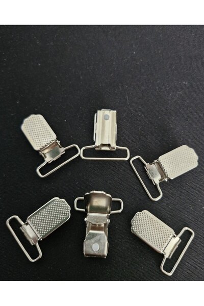 Naturalp Bebek Emzik Zincir Klipsi 50 Adet 2,5 Cm, Metal Emzik Klipsi Mandal,...