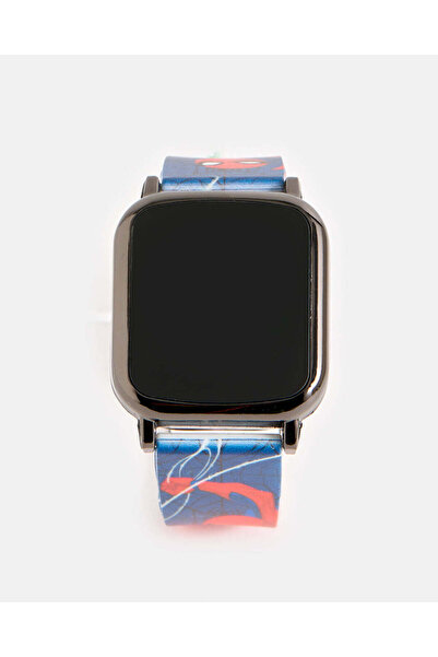 REDTAG ساعة أطفال زرقاء مطبوعة عليها صورة سبايدرمان