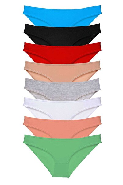 Mestore 8 Pieces Super Eco Set Lycra Women's Slip Panties Set 1