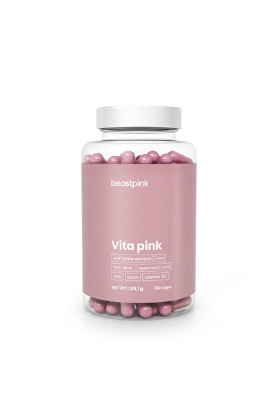 GymBeam Vita Pink - BeastPink, 120 capsule
