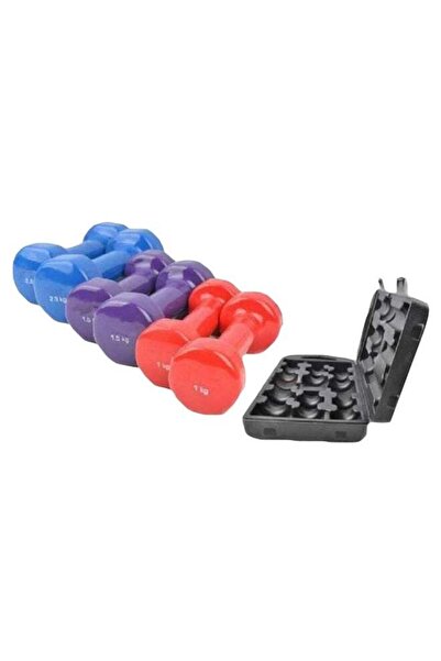 MAAS 3-Piece Dumbbell Set with Carry Bag 10kg