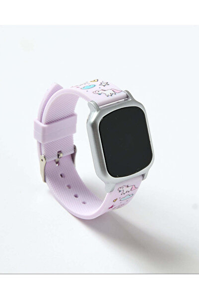 REDTAG Girls White Unicorn Print Digital Watch