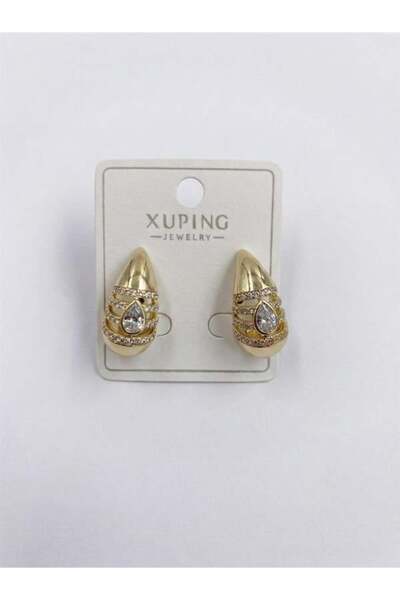 Mestore أقراط متدلية - ذهبي