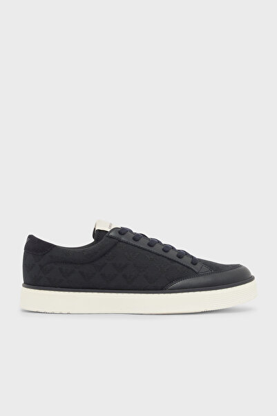 Emporio Armani Logolu Sneaker Ayakkabı Erkek AYAKKABI EM004782 AF23199 MB483