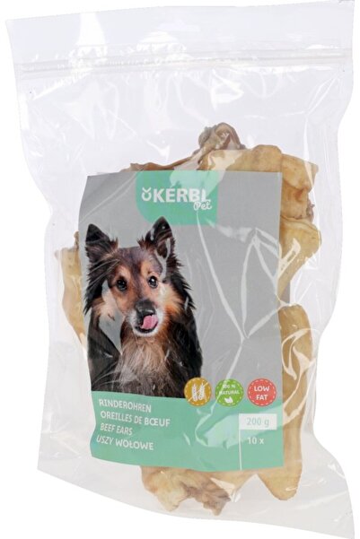 KERBL Beef ears for chewing - 10 pcs, 200 g
