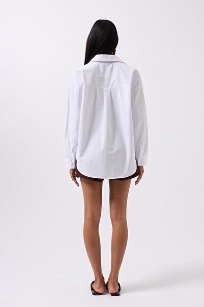 Generic 100% Cotton Button-Down Women's Shirt, Long Sleeve