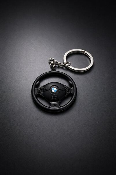 marpas Bmw Steering Wheel Design Keychain – Black