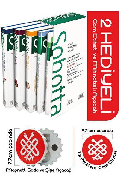 Nobel Tıp Kitabevleri Sobotta İnsan Anatomi Atlası Genel Anatomi İskelet Sist...
