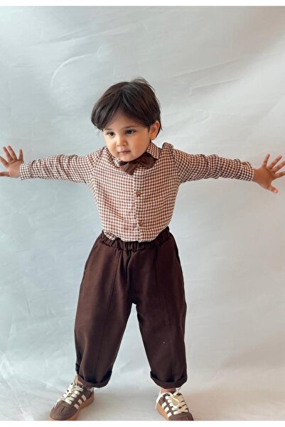bohemiankids baby wear Set cămașă și pantaloni Pitikare