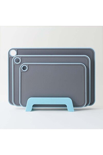 Alberto 3Pcs Big Cutting Boards, Dark Grey