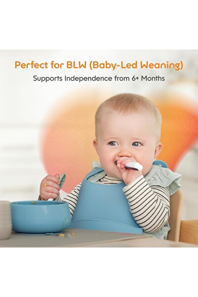 NumNum Silicone Baby Spoons Set - 2 Count