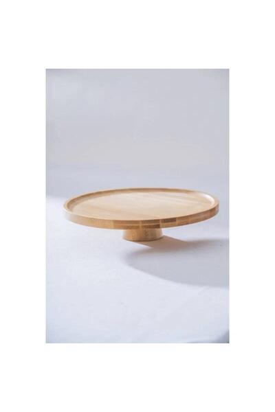 ACAR Bambu Ayaklı Sunumluk - 24.5 cm MST568