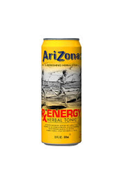 Arizona مشروب الطاقة العشبي RX Energy، 650 مل، عبوة من 24 قطعة
