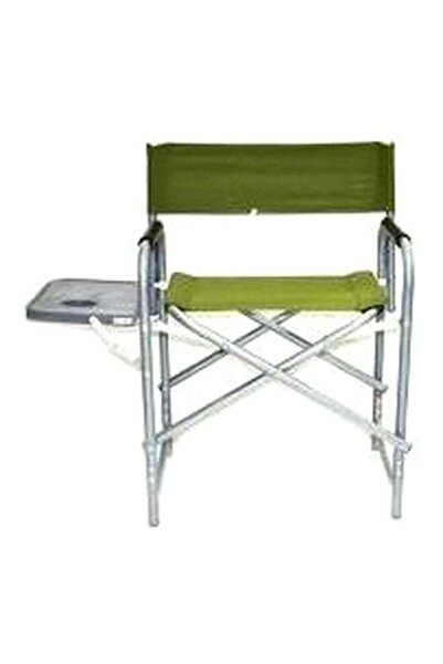 Generic كرسي تخييم مع طاولة جانبية ومساند للذراعين