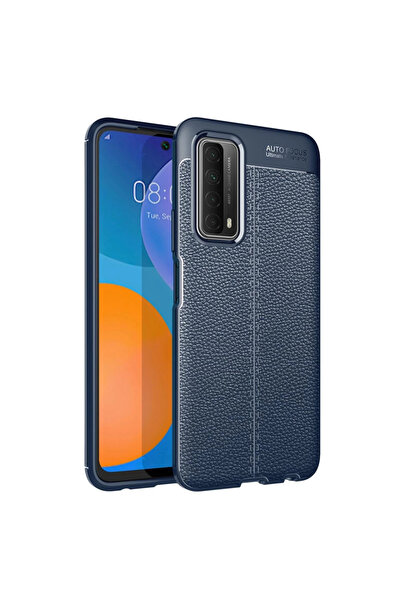 eco port غطاء هواوي بي سمارت 2021 للتركيز التلقائي - أزرق داكن