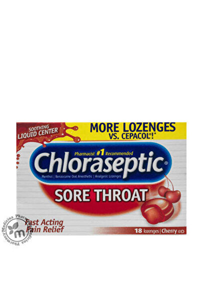 chloraseptic لوز. تشيري ١٨ بوصة