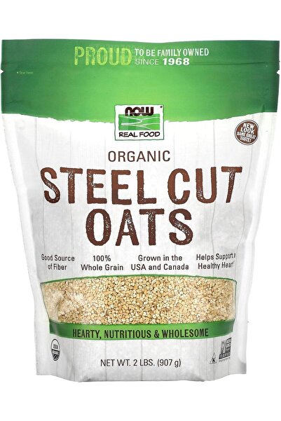 Now Steel Cut Oats by Foods - 907g