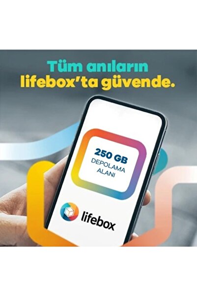 Lifebox 250gb Saklama Alanı Yıllık Üyeliği Lfebox