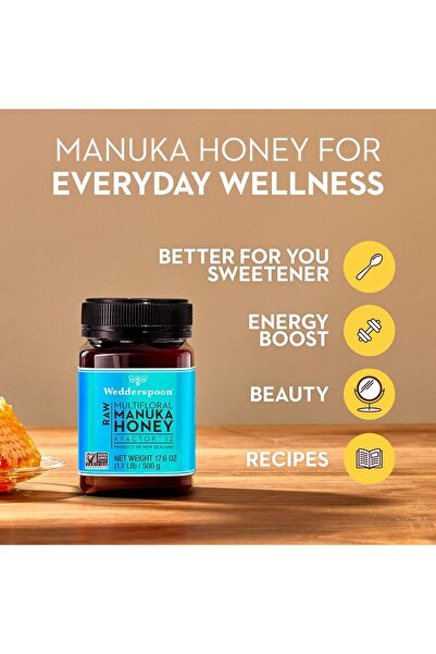 WEDDRESS عسل مانوكا الخام من ويدرسبون، عامل K 12