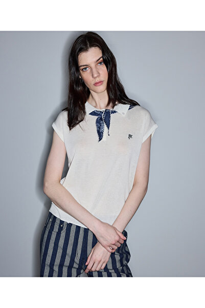 İpekyol Fular aksesuarlı triko