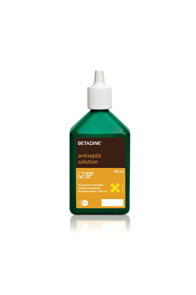 BETADINE 10% Povidone Iodine Antiseptic Solution, 500ml