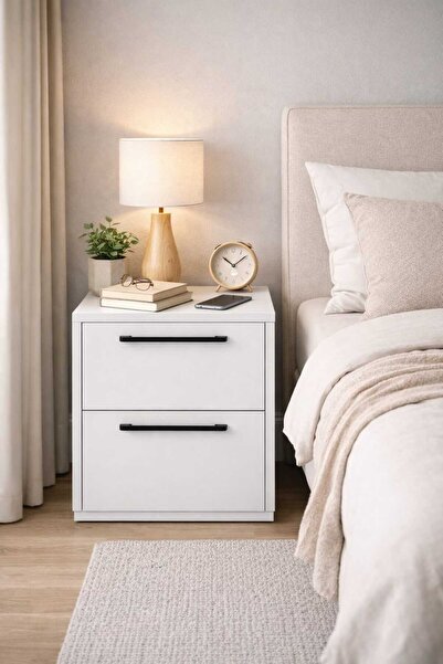 ALTEKS DEKOR Modern MDF Lam Komodin, Dayanıklı Gövde, Şık Tasarım, Uzun Ömürl...