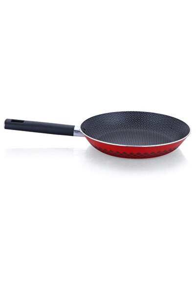 Pentola Aluminium Shallow Pan 18*3.5cm, Red