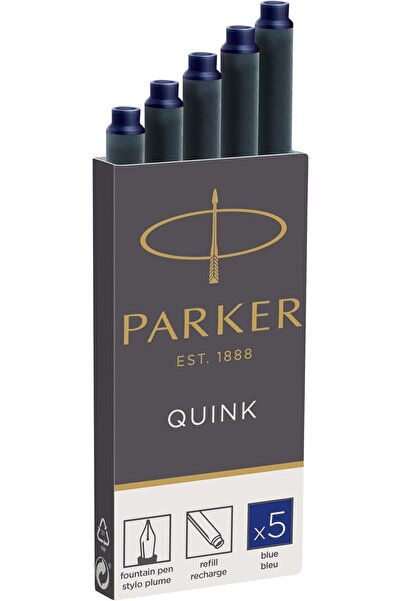 Parker علبة إعادة تعبئة حبر كوينك (5 قطع)