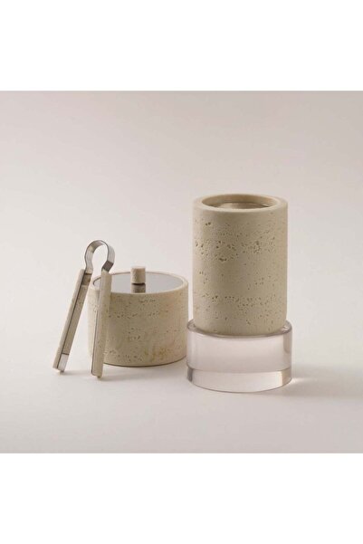 homez Oud Burner Set Travertine Collection 9.5*9.5*16.5cm