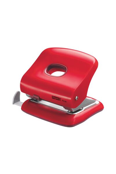 Rapid Perforator de birou cu 30 de coli, model FC30, roșu