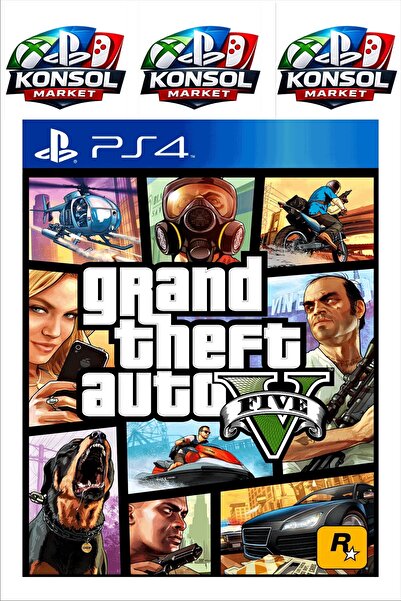 Konsol Market GTA 5 - Playstation 4 Oyunu (Açılmış)