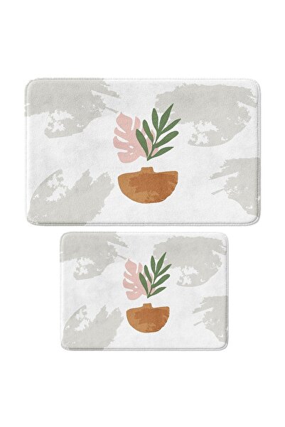 Monnhein Cute Printed 2-Piece Bath Mat Set - Non-Slip Base, End of the Series...