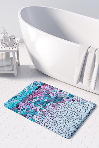 Monnhein Microfiber Bath Mat, Non-Slip Base, Machine Washable, End of the Ser...